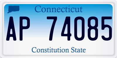 CT license plate AP74085