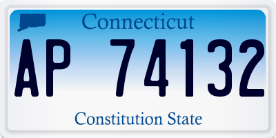 CT license plate AP74132