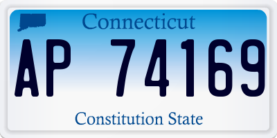 CT license plate AP74169