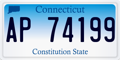 CT license plate AP74199