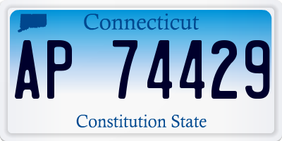 CT license plate AP74429