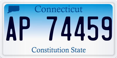 CT license plate AP74459