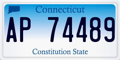 CT license plate AP74489