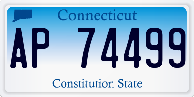 CT license plate AP74499