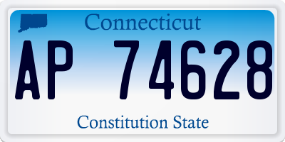 CT license plate AP74628