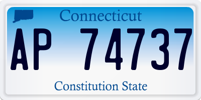 CT license plate AP74737
