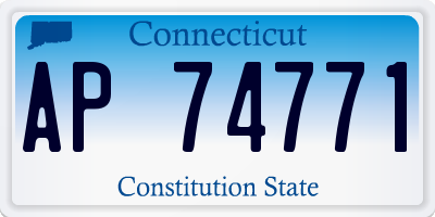 CT license plate AP74771