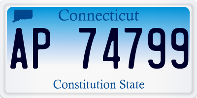 CT license plate AP74799