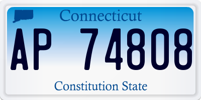 CT license plate AP74808