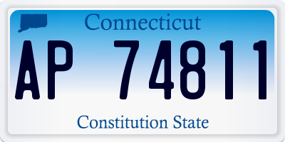 CT license plate AP74811