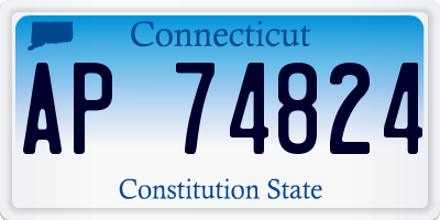 CT license plate AP74824