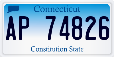 CT license plate AP74826