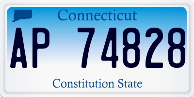 CT license plate AP74828