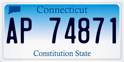 CT license plate AP74871