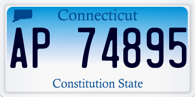 CT license plate AP74895