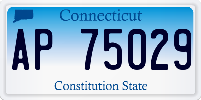 CT license plate AP75029