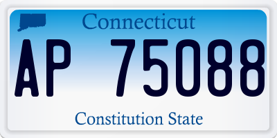 CT license plate AP75088