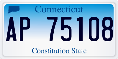 CT license plate AP75108