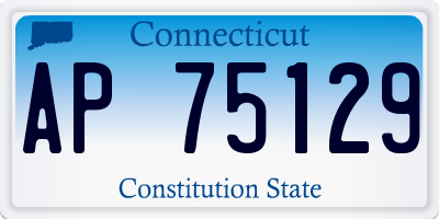 CT license plate AP75129