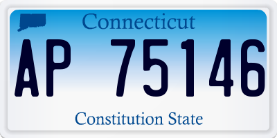 CT license plate AP75146