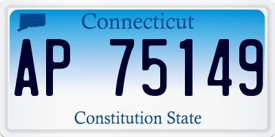 CT license plate AP75149