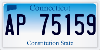 CT license plate AP75159