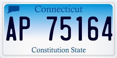 CT license plate AP75164