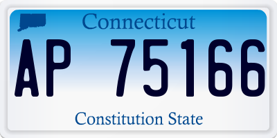 CT license plate AP75166