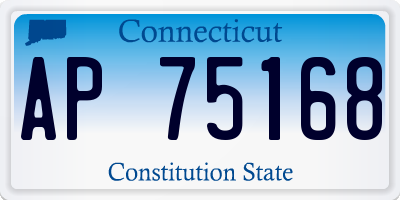 CT license plate AP75168