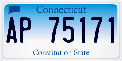 CT license plate AP75171