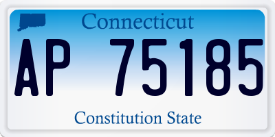 CT license plate AP75185