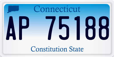 CT license plate AP75188