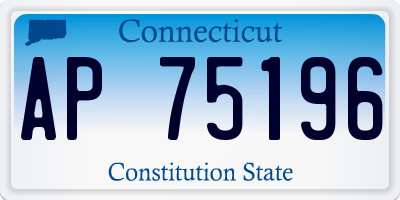 CT license plate AP75196