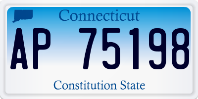 CT license plate AP75198