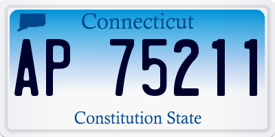 CT license plate AP75211
