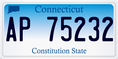 CT license plate AP75232
