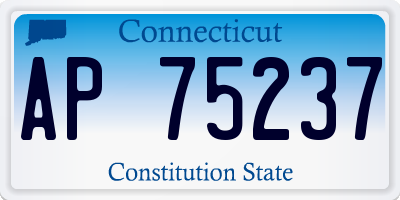 CT license plate AP75237