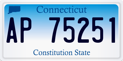 CT license plate AP75251