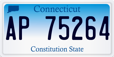 CT license plate AP75264