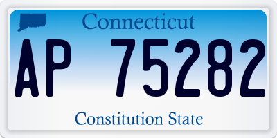 CT license plate AP75282