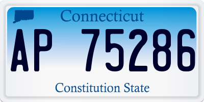 CT license plate AP75286