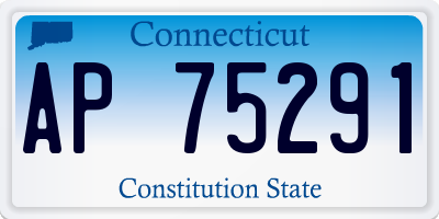 CT license plate AP75291