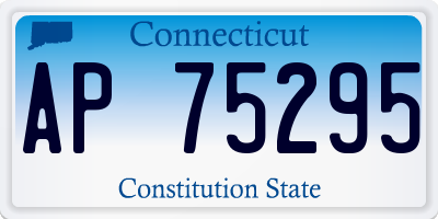 CT license plate AP75295