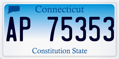 CT license plate AP75353