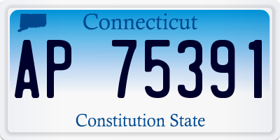 CT license plate AP75391