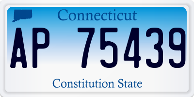 CT license plate AP75439