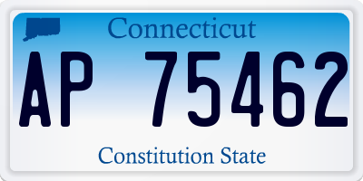 CT license plate AP75462