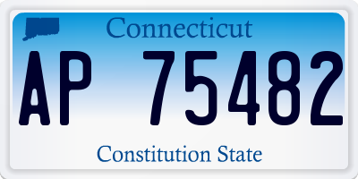 CT license plate AP75482