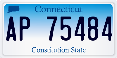 CT license plate AP75484
