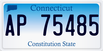 CT license plate AP75485
